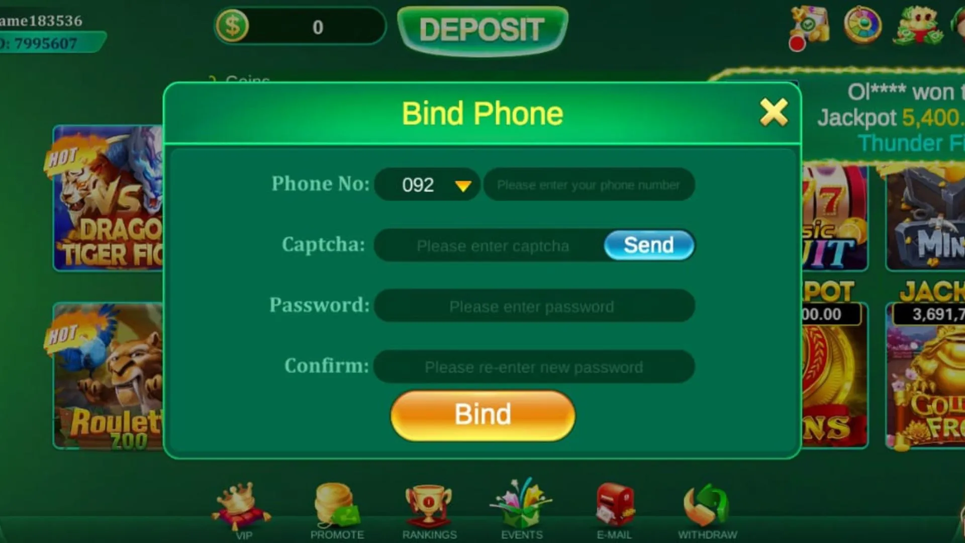 bet 905 game withdrawal