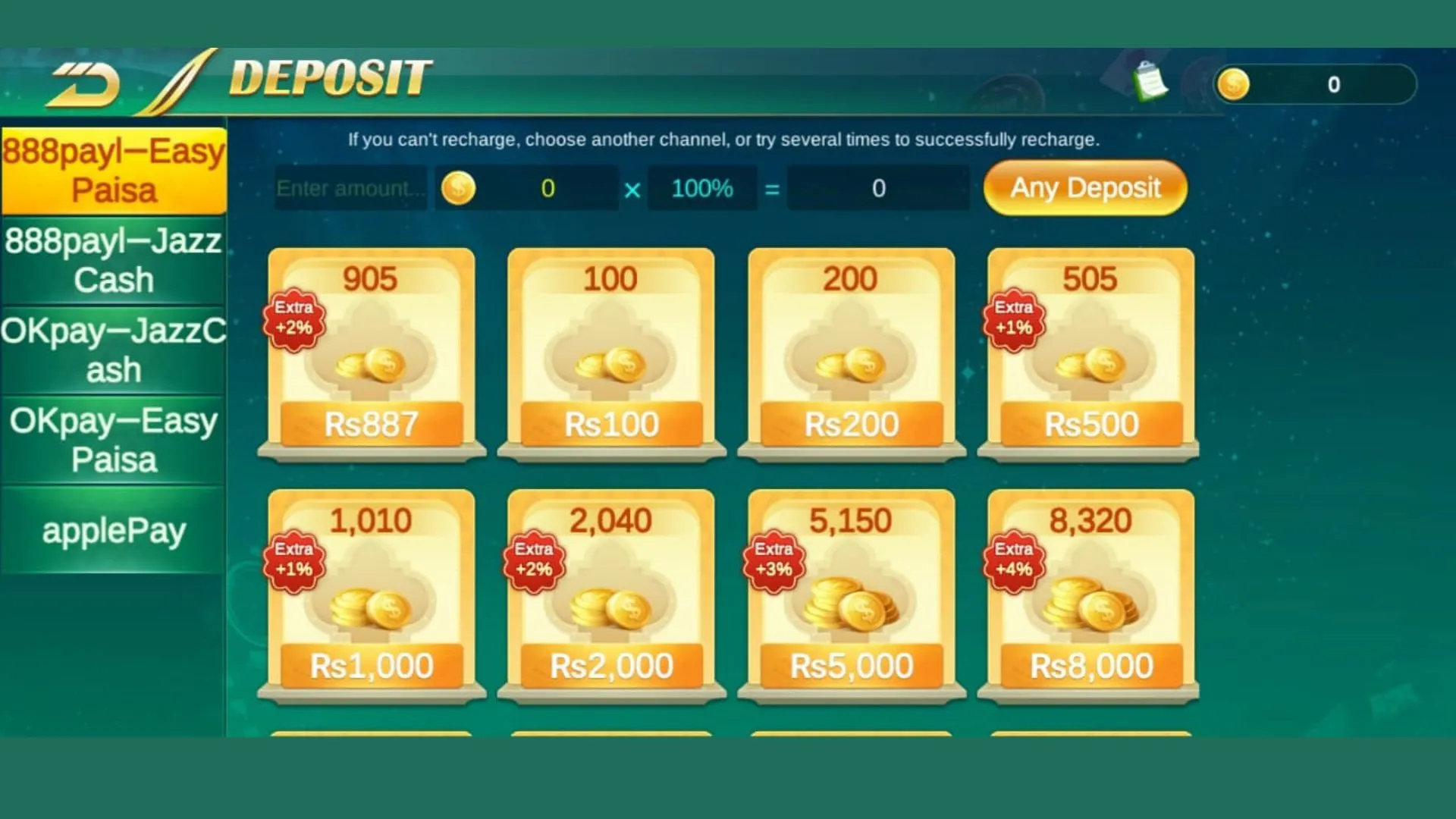 bet905 deposit
